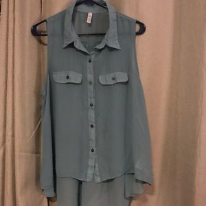 Cute Blue Summer Top